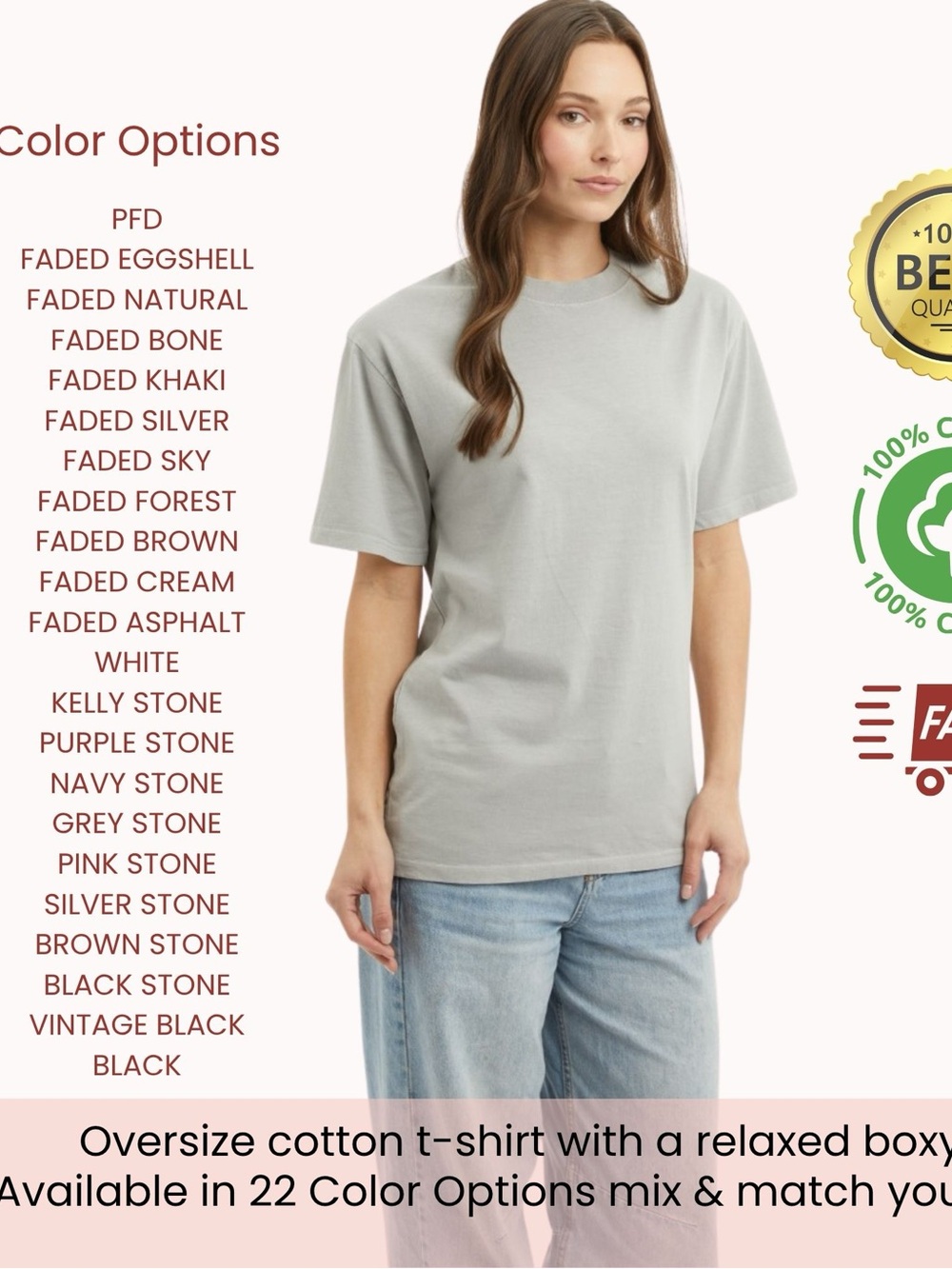 Oversize Cotton T-Shirt  | Unisex Fit | S–3XL Available